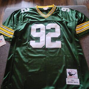 Brand NEW Reggie White #92 Green Bay Packers Jersey Men's XL GREEN